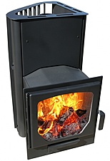 Банная печь Варвара БЕРМУДА Панорамная (левая/правая)