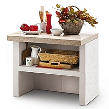 Барбекю MALIBU 2 модуль СТОЛИК (PALAZZETTI)