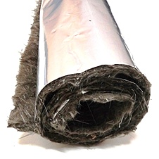 Базальтовый картон фольгированный 1000х600х10 мм