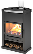 Дровяной камин «Теплодар ОВ-120» угловой