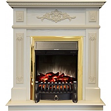 Электрокамин Lilian STD/EUG + Fobos Majestic