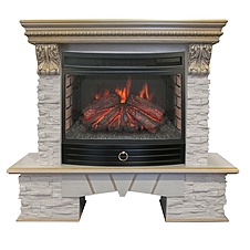 Электрокамин Rockland LUX WT (g) с FS 25 SIR