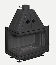 Каминная топка АЛЬФА 700L Black
