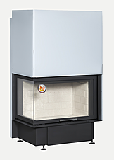 Каминная топка ДЕЛЬТА 800L угловая