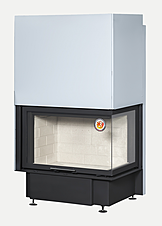 Каминная топка ДЕЛЬТА 800R угловая