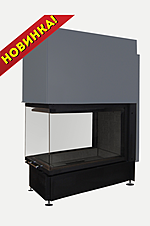 Каминная топка ДЕЛЬТА 900 Black