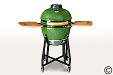 Керамический гриль Start Grill 18 зеленый / черный