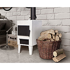 Котёл отопительный твердотопливный стальной Сибирь 8 ТП