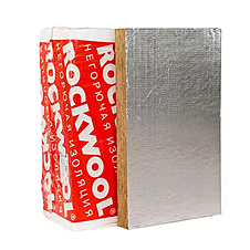 МИНВАТА FIREBATTS 110 С ФОЛЬГОЙ, 1000*600*30 мм ROCKWOOL