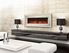 Навесной электрокамин Genius 100 кремовый