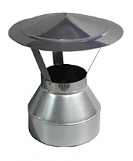 Оголовок-зонт Оцинковка/ Нержавейка AISI-430 0,5мм