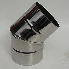 Отвод / Колено 45° Нержавейка 0,5мм