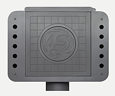 Печь-камин Бавария ЭКО с плитой