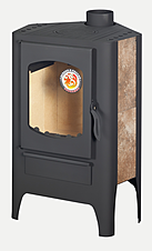 Печь-камин Бавария ЭКО угловая с плитой
