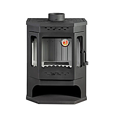 Печь-камин Бавария Призматик с плитой