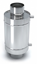 Теплообменник нерж.AISI-430 0,8мм/нерж.AISI-430 0,8мм 8л (d115)