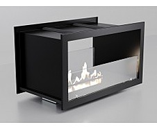 Сквозной туннельный биокамин 