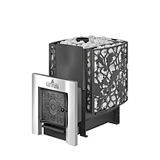 Печь для бани «КАСТРАМА 2.0» ДТ-4 чугунная дверка