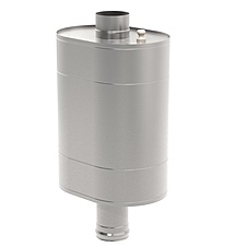 Бак на трубе Овальный d115 60л 1.0/0.5мм