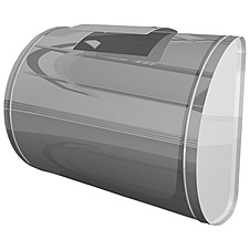 Бак выносной Овальный 80л 0.8мм