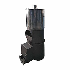 Банная печь круглая d426 нержавеющий бак 55л