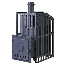 Банная чугунная печь Гефест ЗК Ураган 18