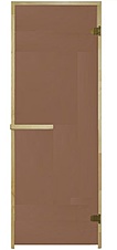 Дверь стеклянная 1900*700 бронза МАТОВАЯ 6мм