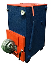 Котел твердотопливный ULTRA (с вертикальной загрузкой, с камерой дожига дымовых газов)