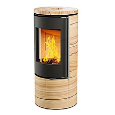 Печь-камин Серия R1.0 К Max (круглая задняя стенка)