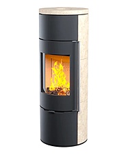 Печь-камин Серия R1.0 L К (круглая задняя стенка)