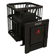 Печь банная Грация 15 с сеткой