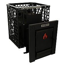 Печь банная Грация 15 с сеткой Соты