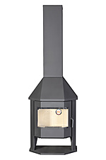 Камин Мюнхен Гигант (черный/графит)