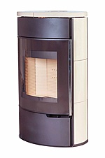 Камин Торонто Майолика кремовая