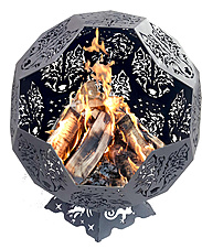 Костровая чаша многогранная Алтай (закрытая)