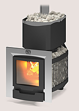 Печь банная Русь Л Сетка Панорама