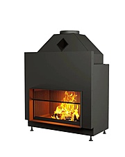 Открытая каминная топка с сеткой Астов О1С 90\50