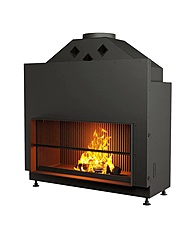 Открытая каминная топка с сеткой Астов О1С 120\57