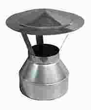 Оголовок-зонт Оцинковка/ Нержавейка AISI-430 0,5мм