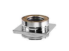 Монтажная площадка (пластина опорная) Нержавейка AISI-430 1,5мм/0,8мм