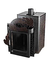 Банная печь Квадра в кожухе