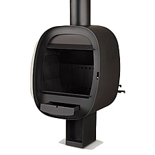 Камин Rocal Oval стальной