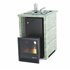 Печь Анапа в трехстороннем кожухе с открытым верхом