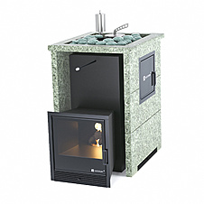 Печь Анапа М2 в трехстороннем кожухе с открытым верхом