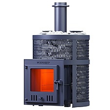 Банная чугунная печь ИСКАНДЕР ЗК Pro Ураган