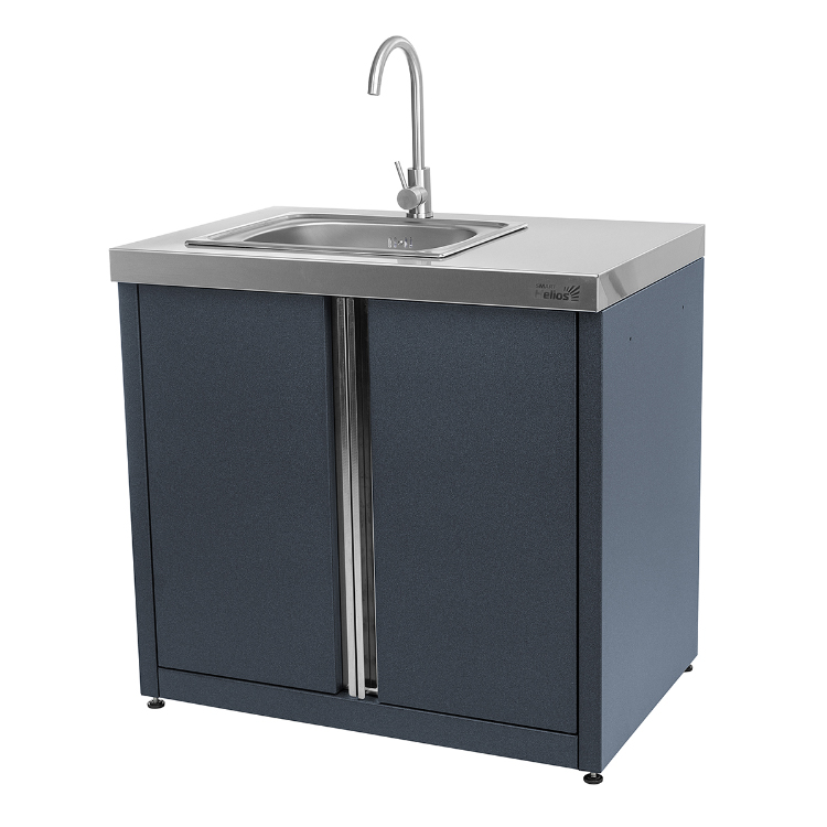 Модуль уличной кухни Шкаф с мойкой SMART-900 (Смарт-900)